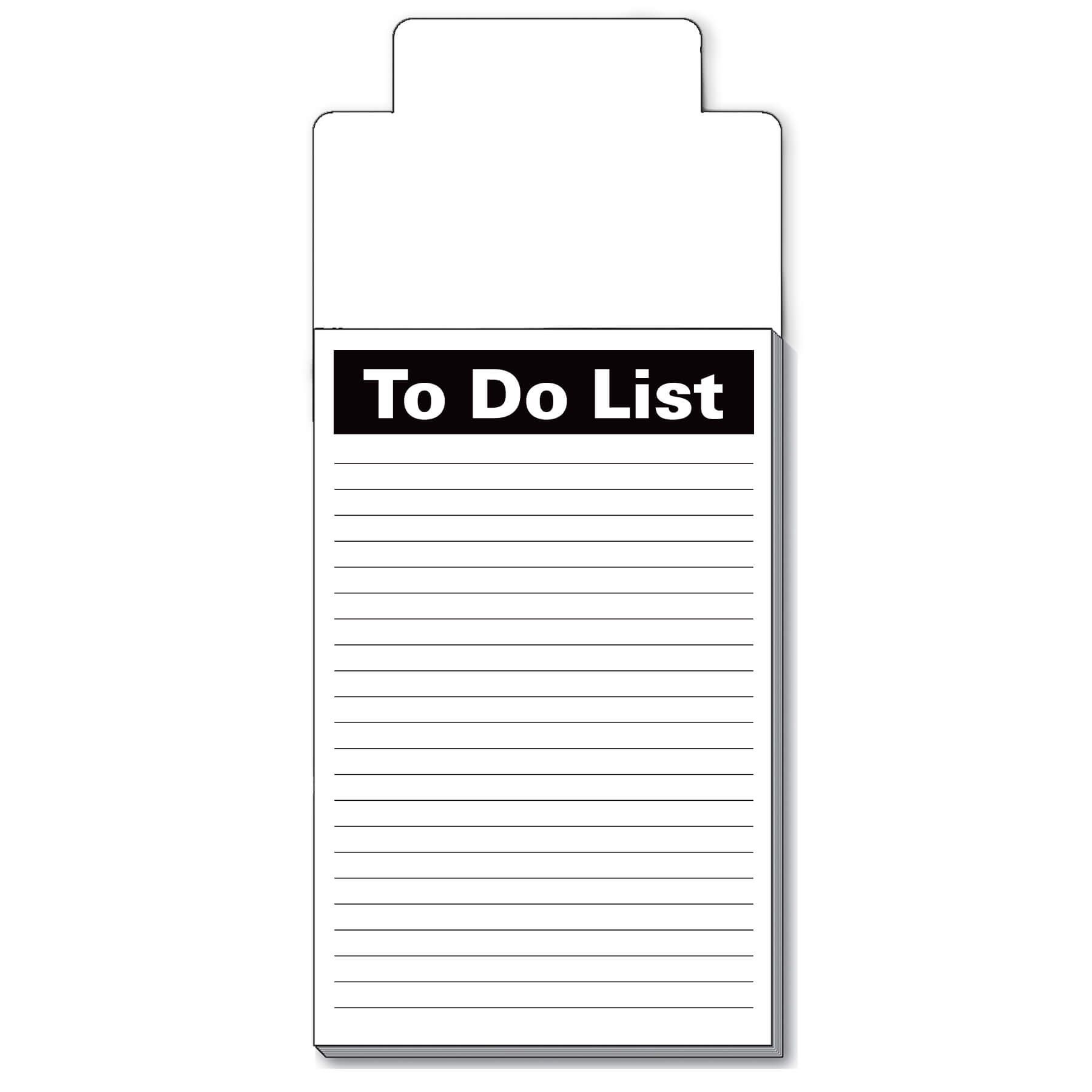 Blank Magnet with To Do List Pad